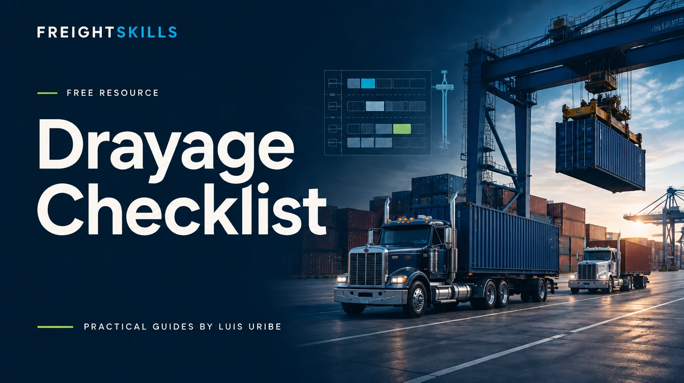 Drayage Checklist cover